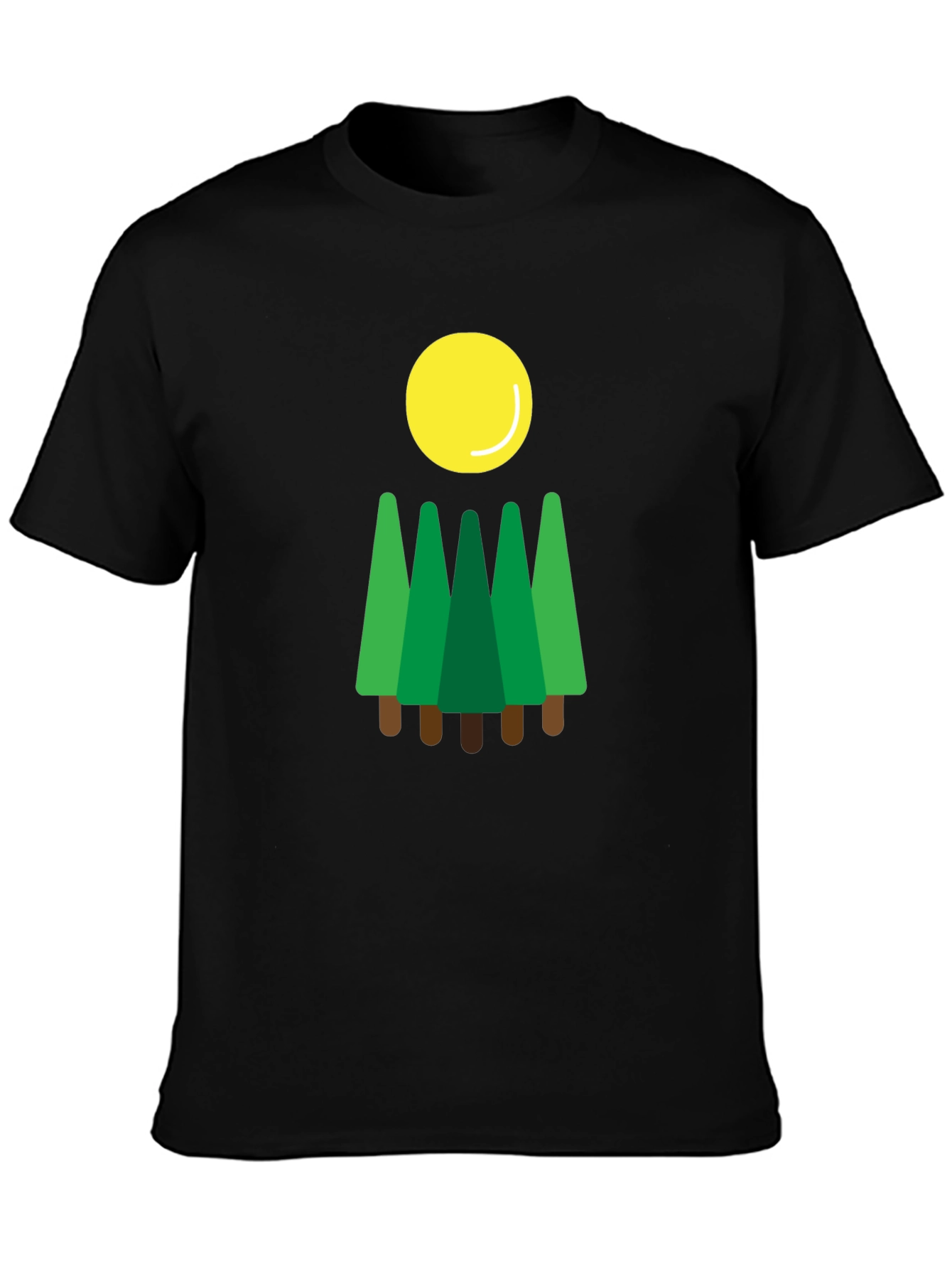 Forest Sun T-Shirt Nature Graphic Tee