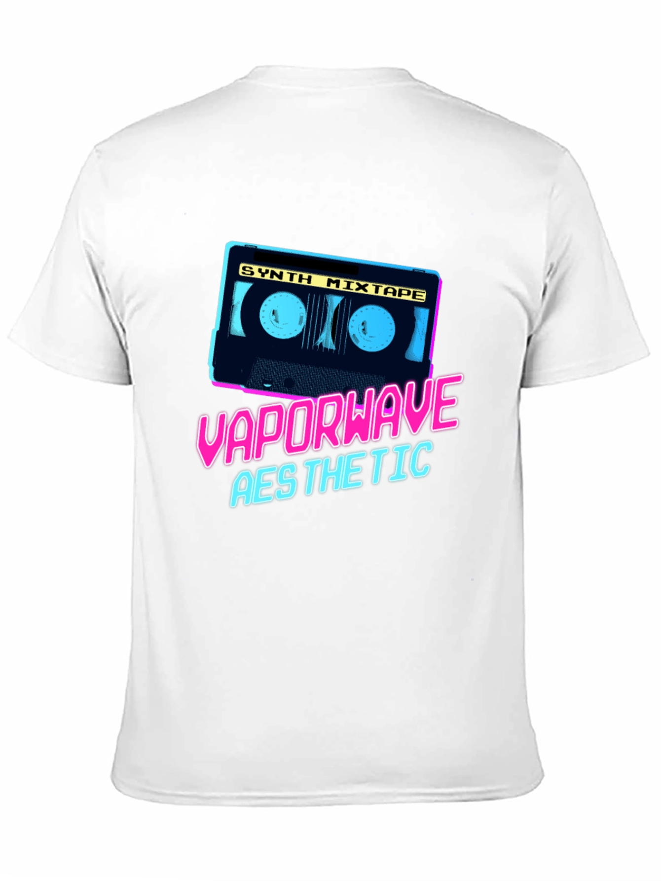 Vaporwave Aesthetic Synth Mixtape Graphic Tee