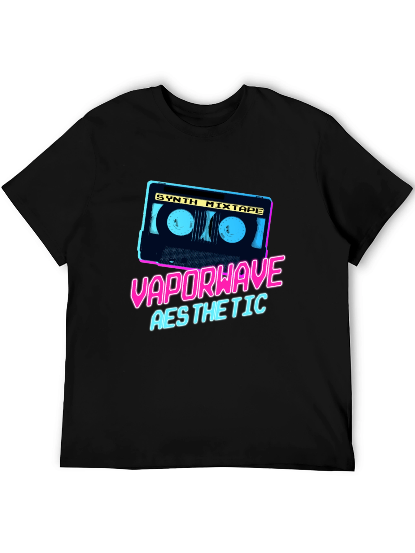 Vaporwave Aesthetic Synth Mixtape Graphic Tee