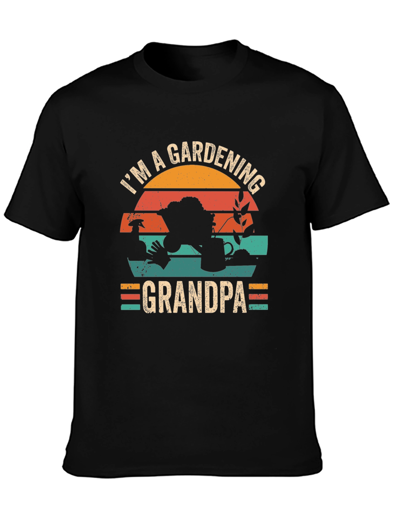 Gardening Grandpa T-Shirt - Retro Style