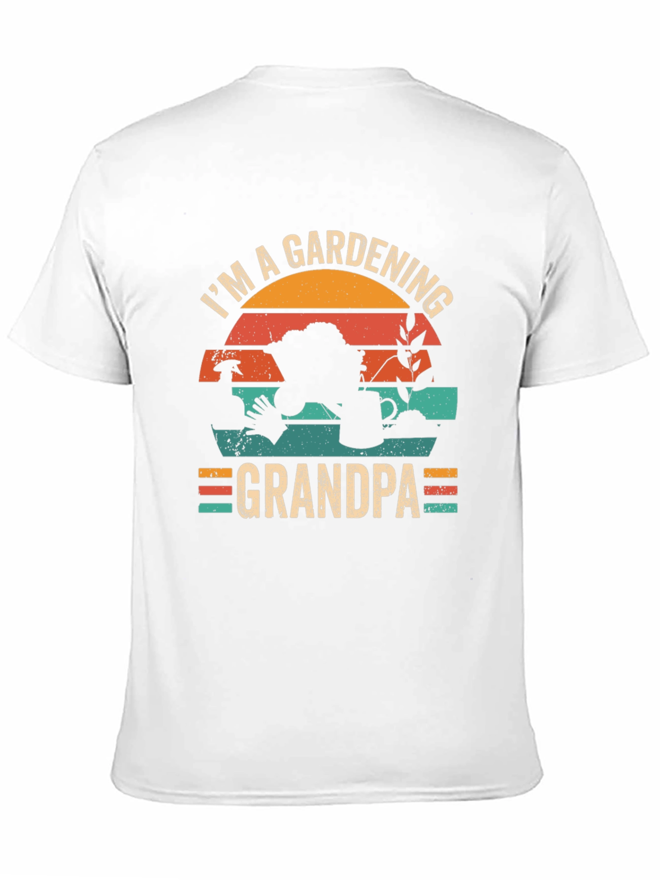 Gardening Grandpa T-Shirt - Retro Style