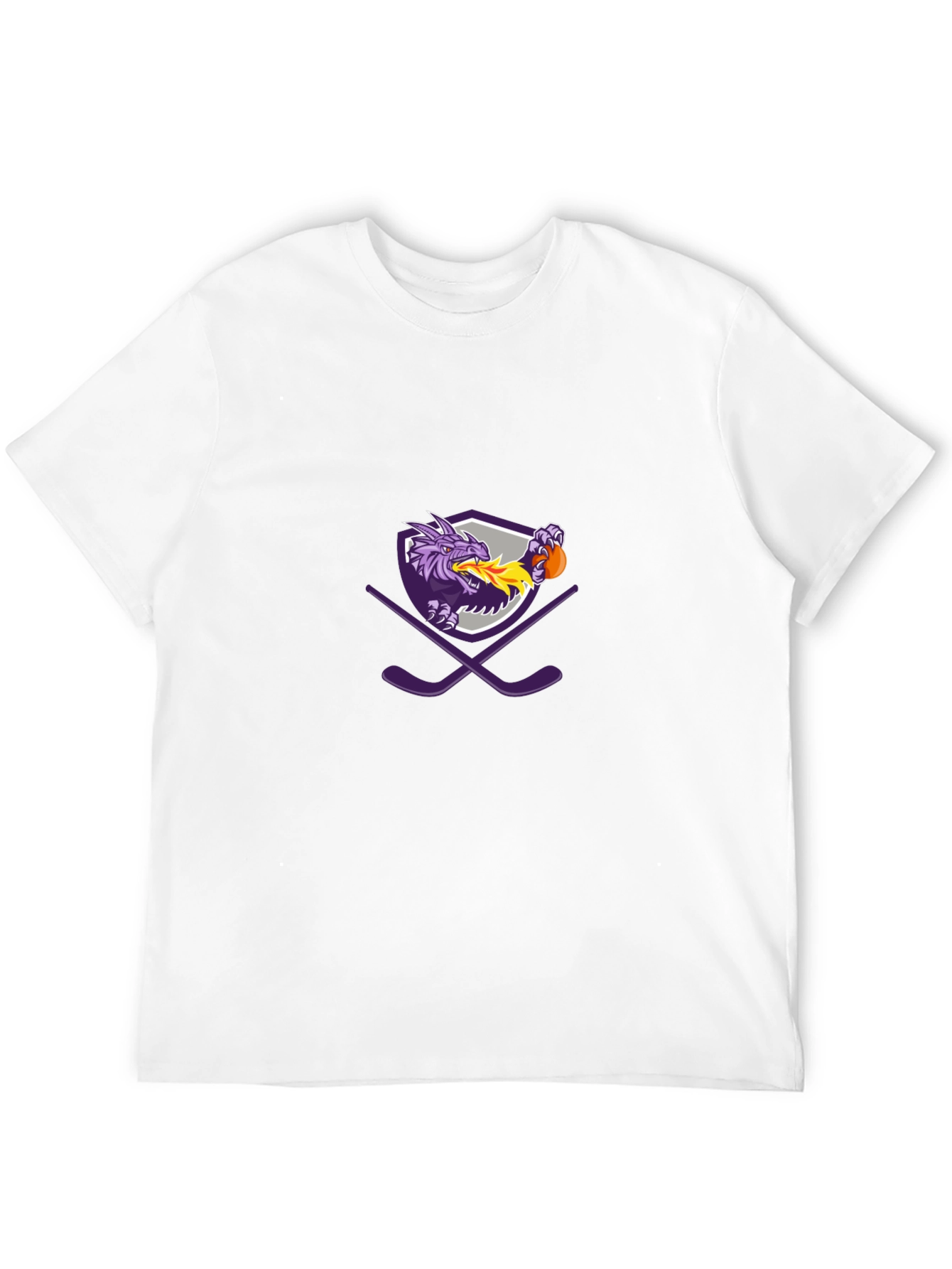 Dragon Hockey Team Black T-Shirt