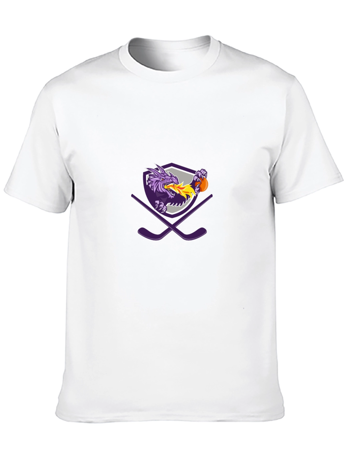Dragon Hockey Team Black T-Shirt