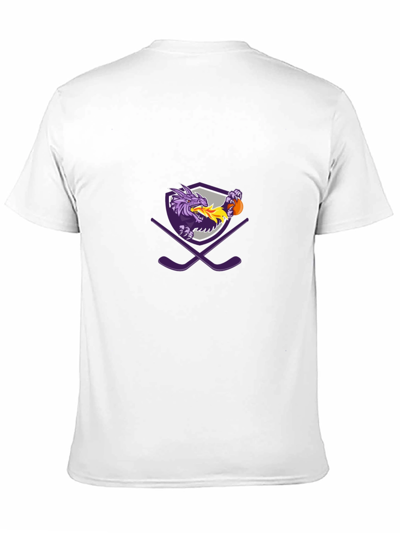 Dragon Hockey Team Black T-Shirt