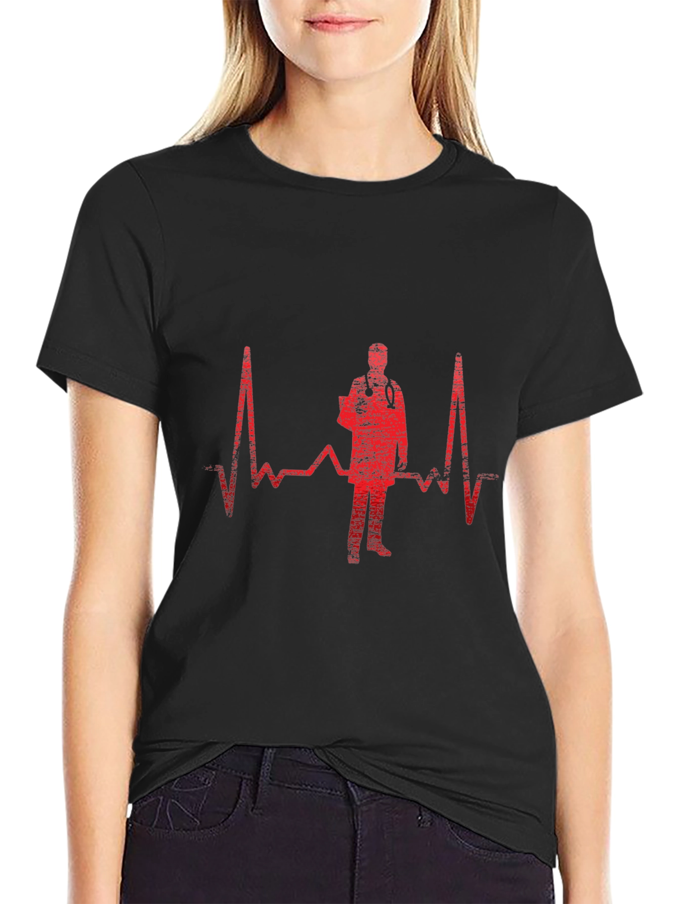 Doctor Heartbeat T-Shirt - Medical Professional Tee