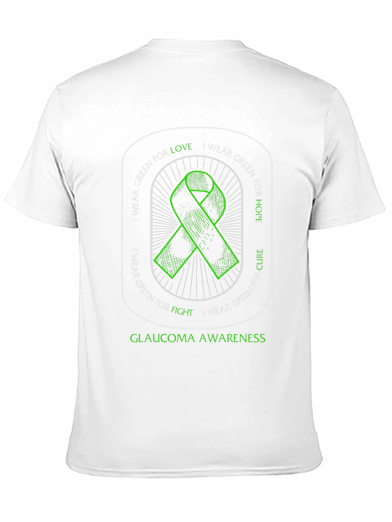 Glaucoma Awareness Ribbon T-Shirt