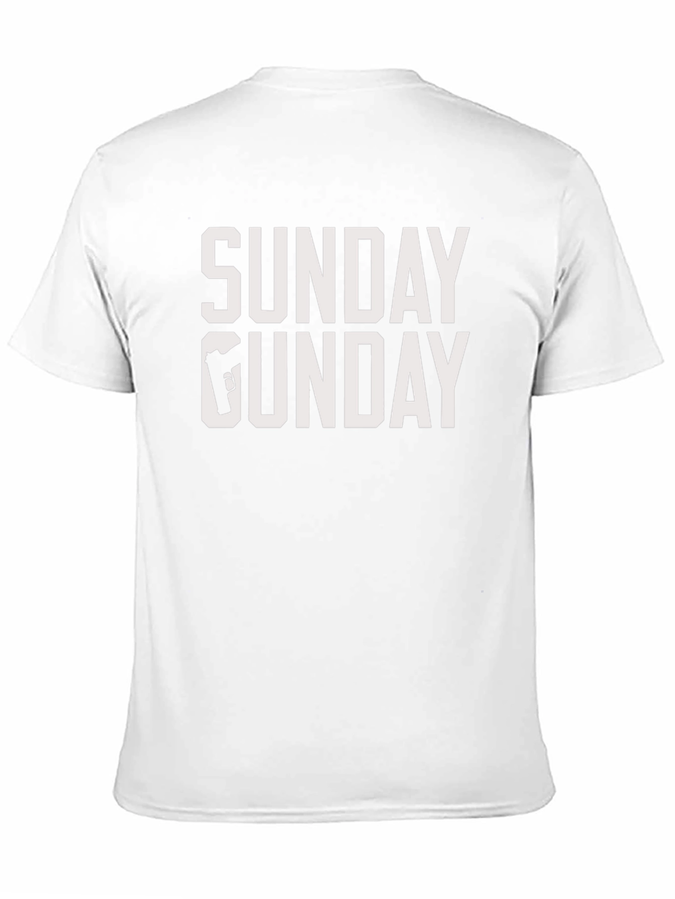 Sunday Gun Day T-Shirt - Mens Black Graphic Tee