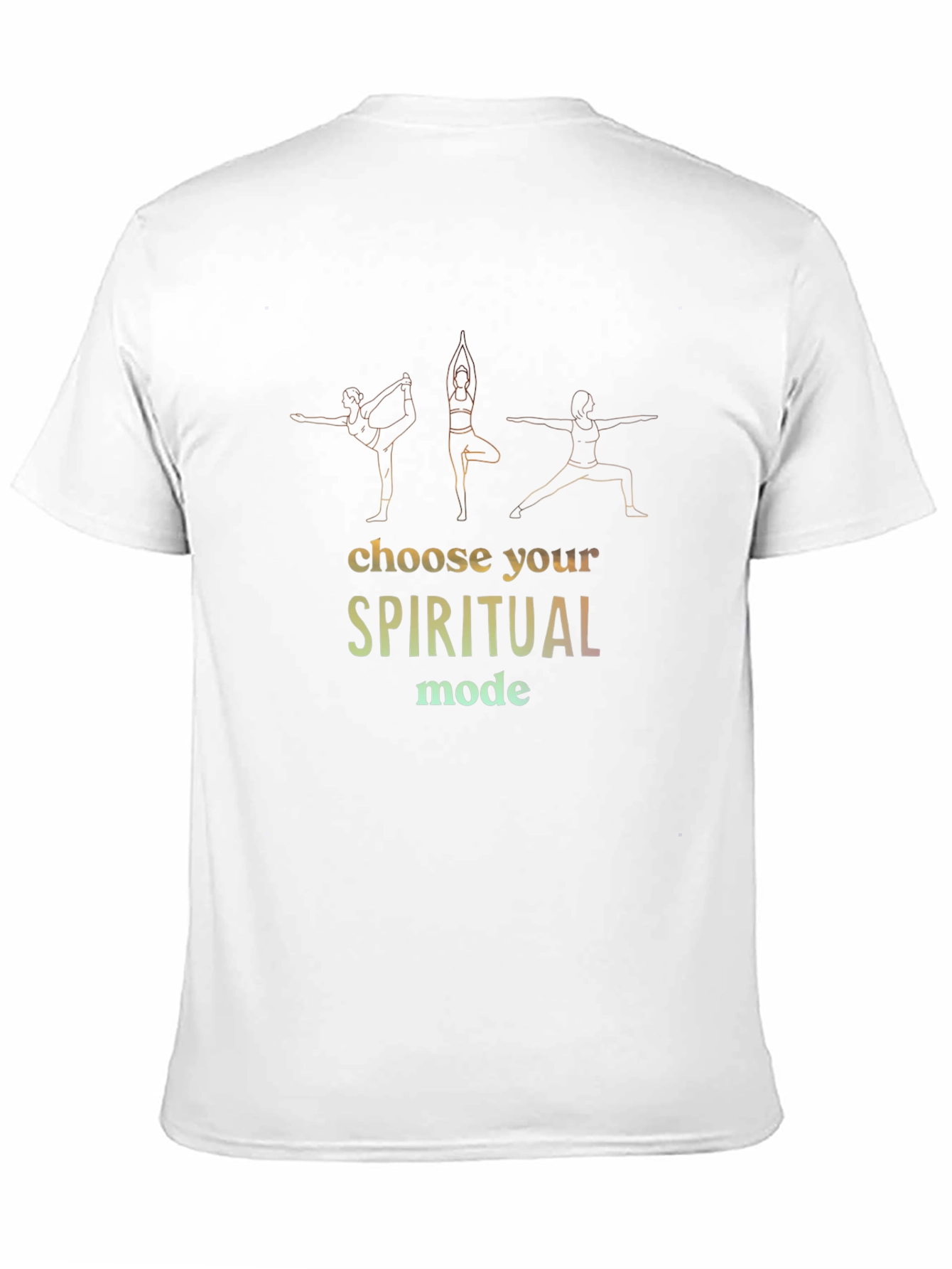 Spiritual Mode T-Shirt Yoga Poses