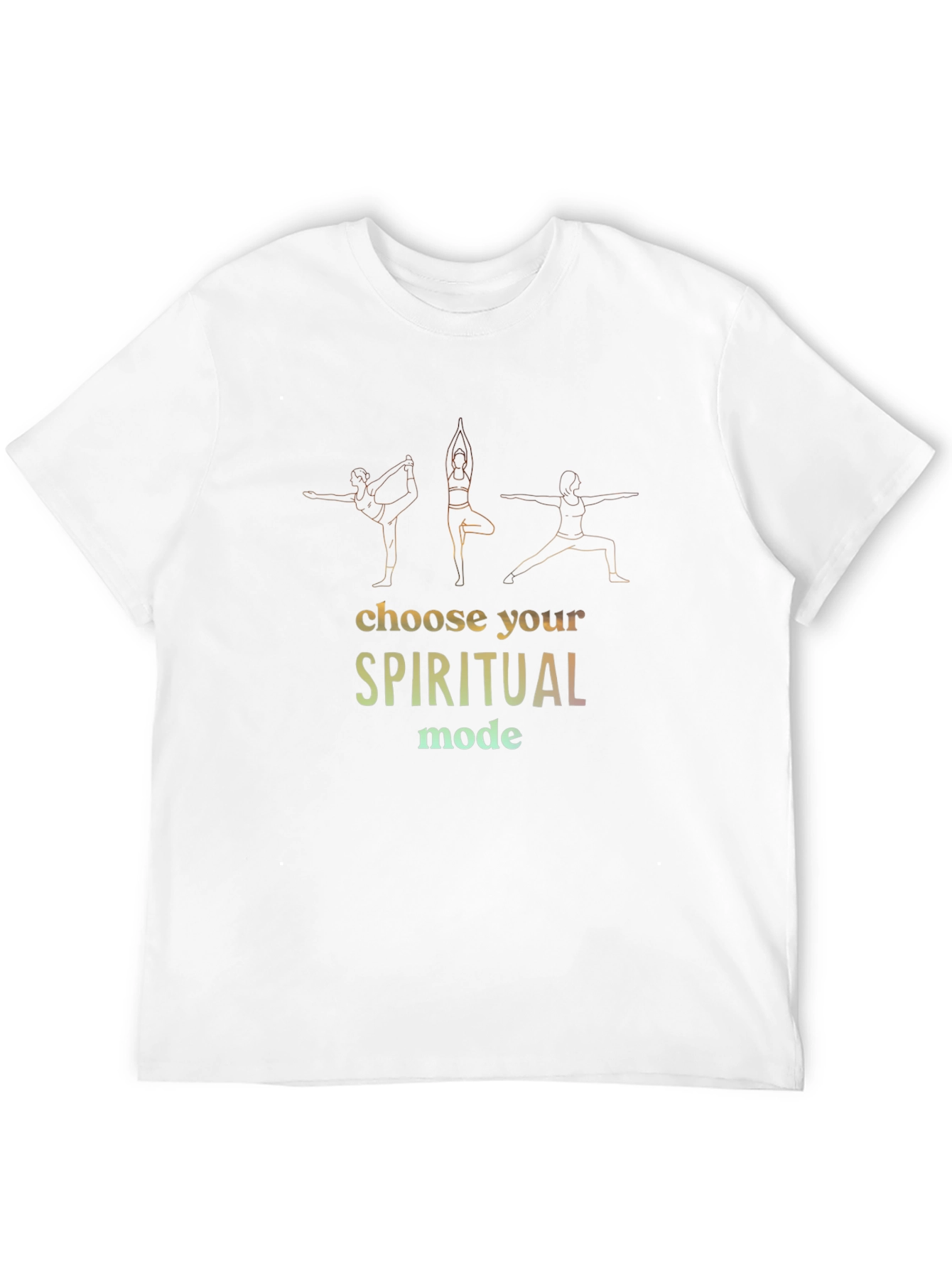 Spiritual Mode T-Shirt Yoga Poses