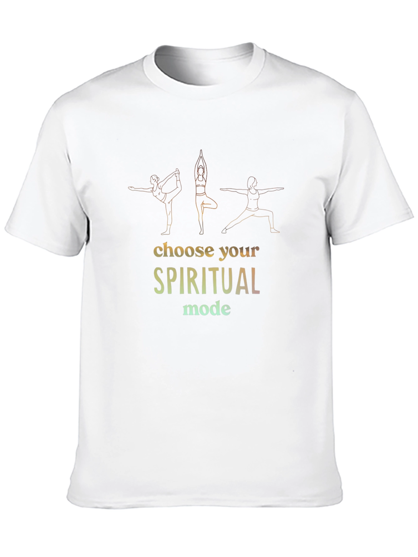 Spiritual Mode T-Shirt Yoga Poses