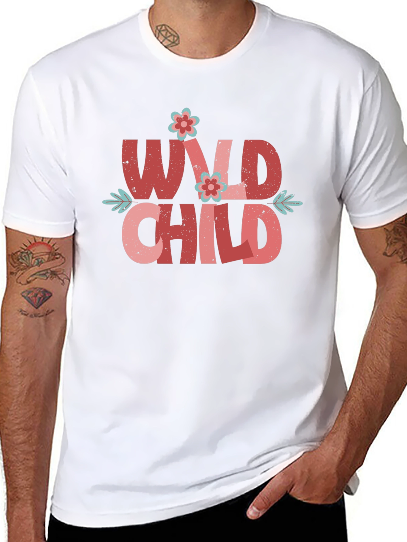 Wild Child Graphic Tee - Black