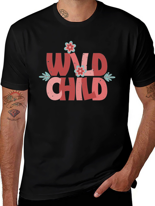 Wild Child Graphic Tee - Black