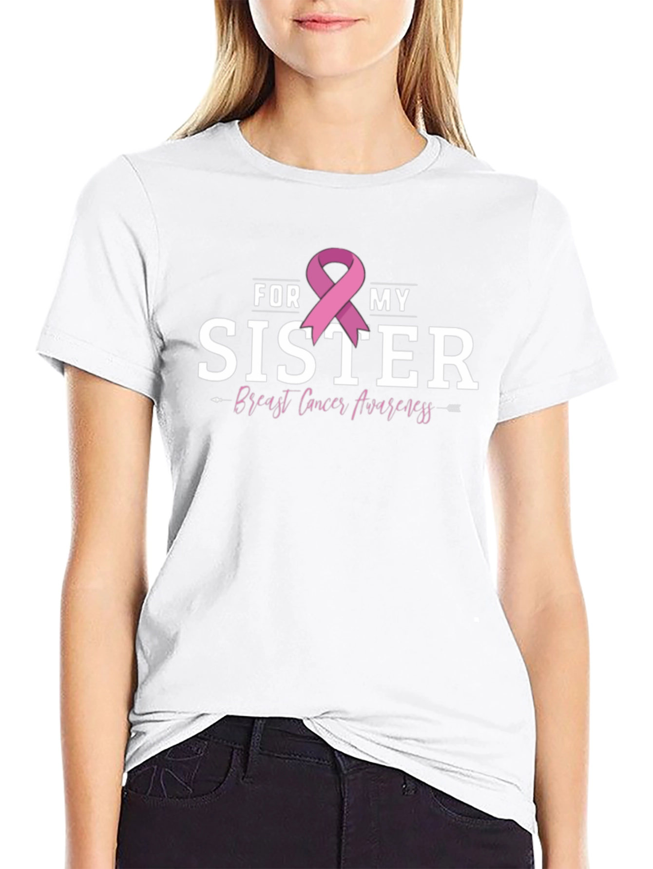 For My Sister Breast Cancer Awareness T-Shirt