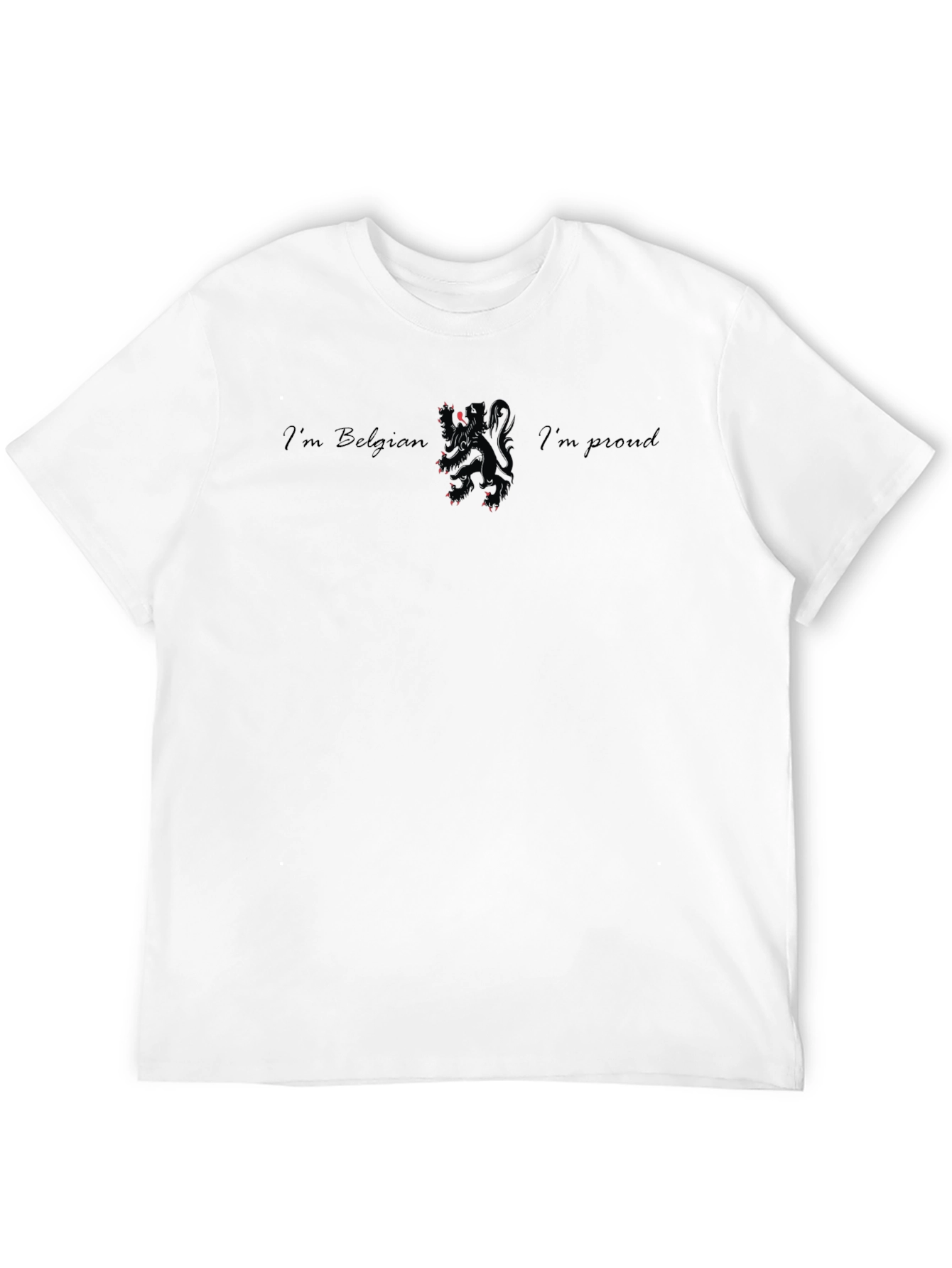 Belgian Pride Black T-Shirt