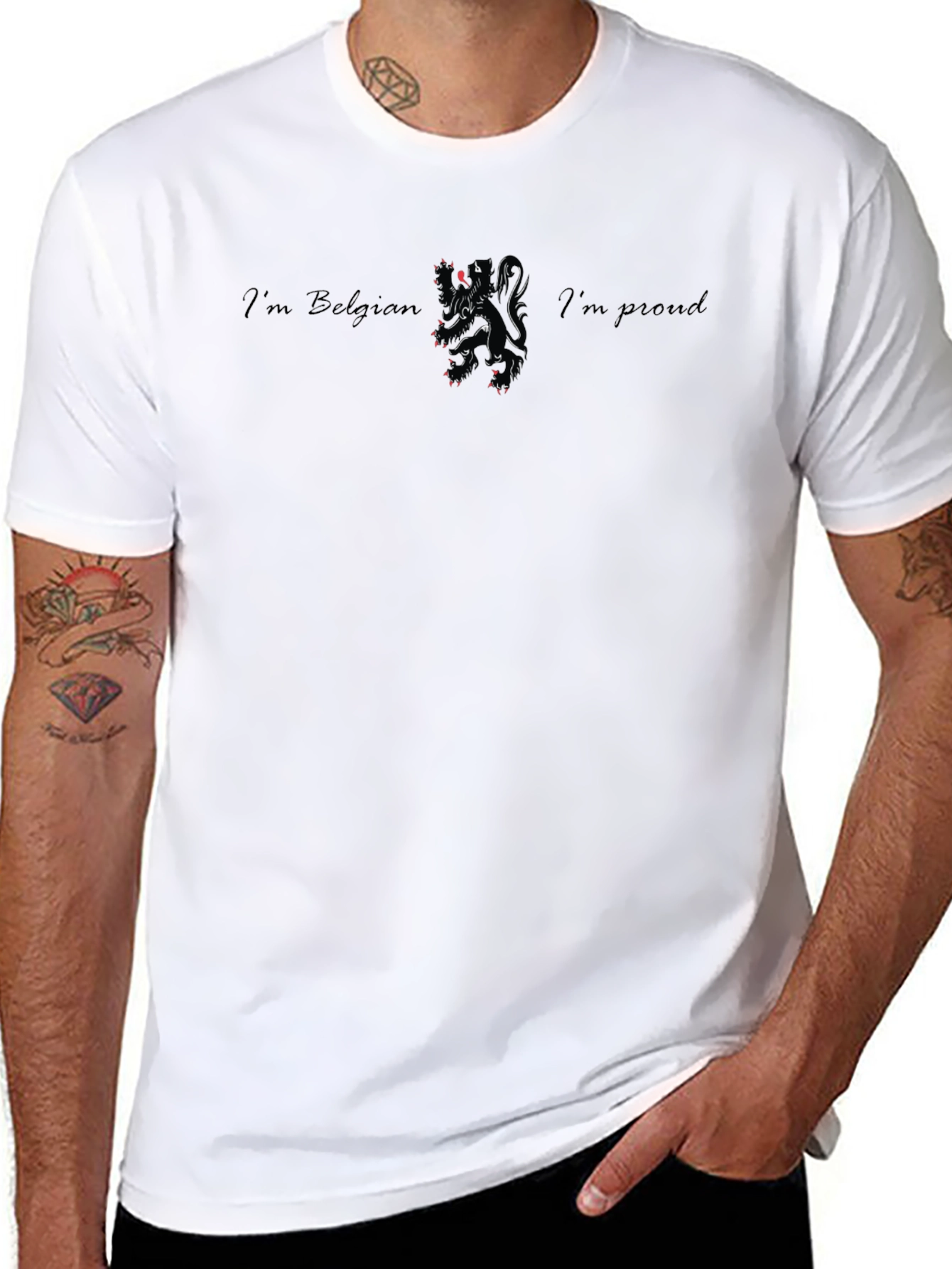 Belgian Pride Black T-Shirt