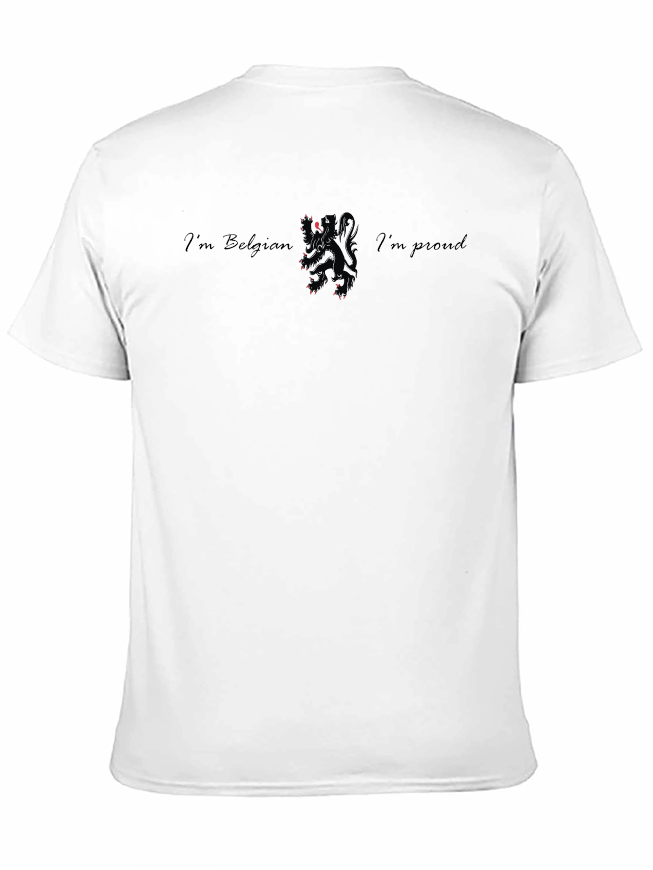 Belgian Pride Black T-Shirt