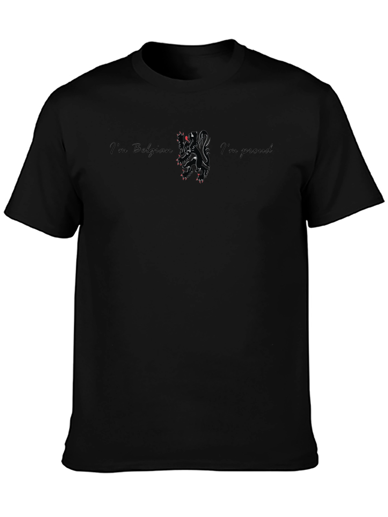Belgian Pride Black T-Shirt