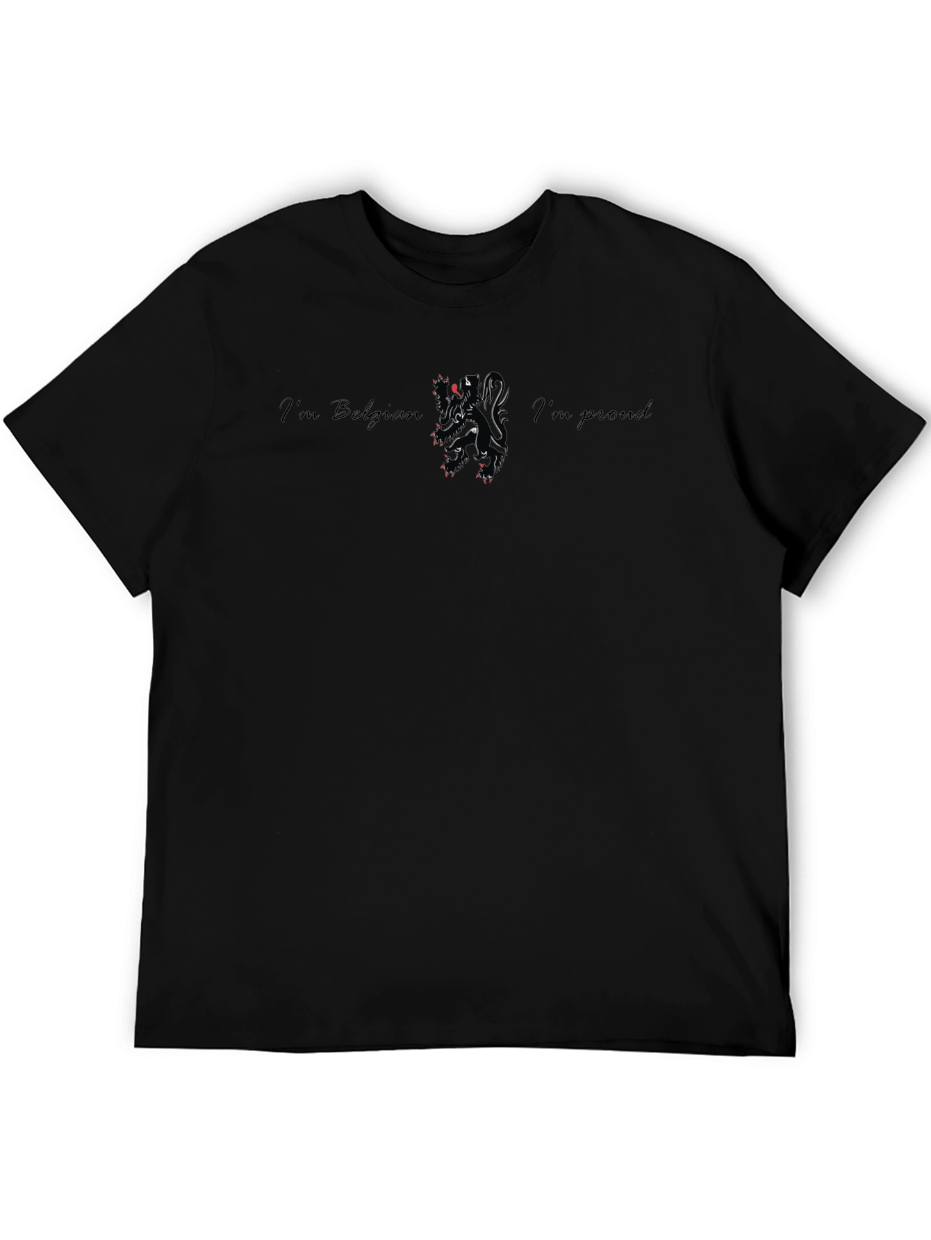 Belgian Pride Black T-Shirt