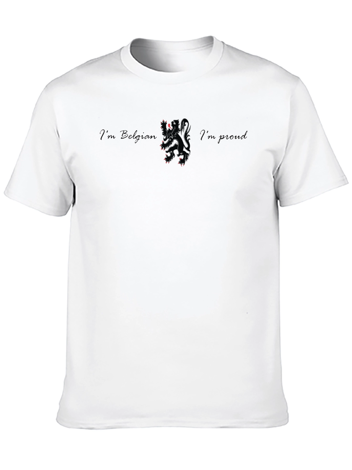 Belgian Pride Black T-Shirt