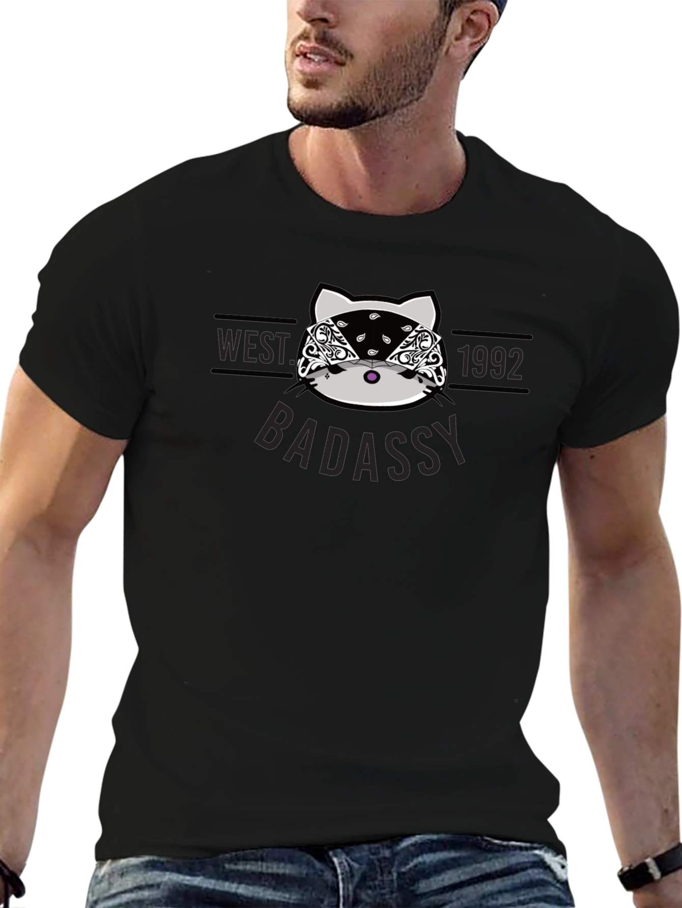 West Coast Badassy Cat T-Shirt