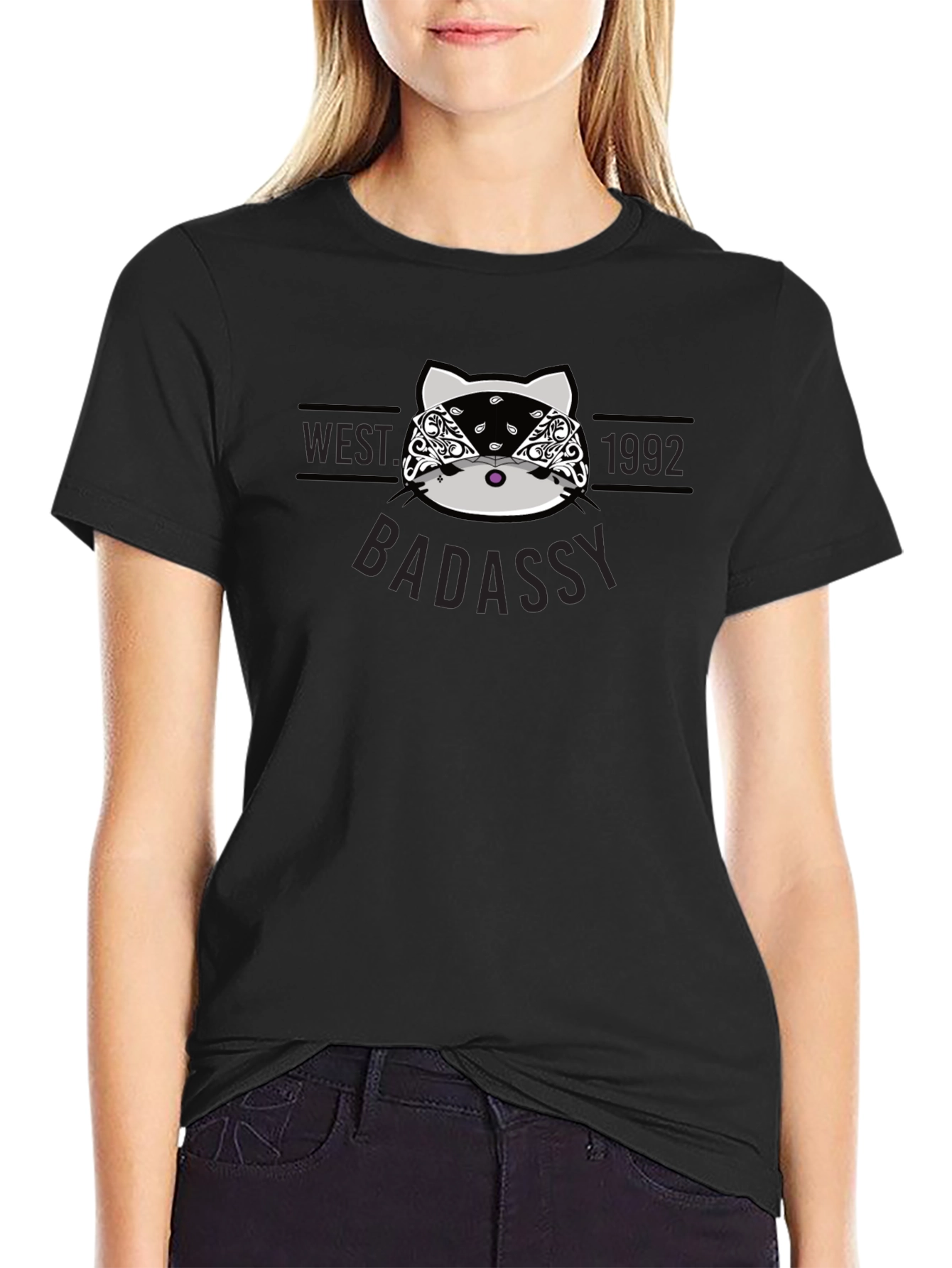 West Coast Badassy Cat T-Shirt