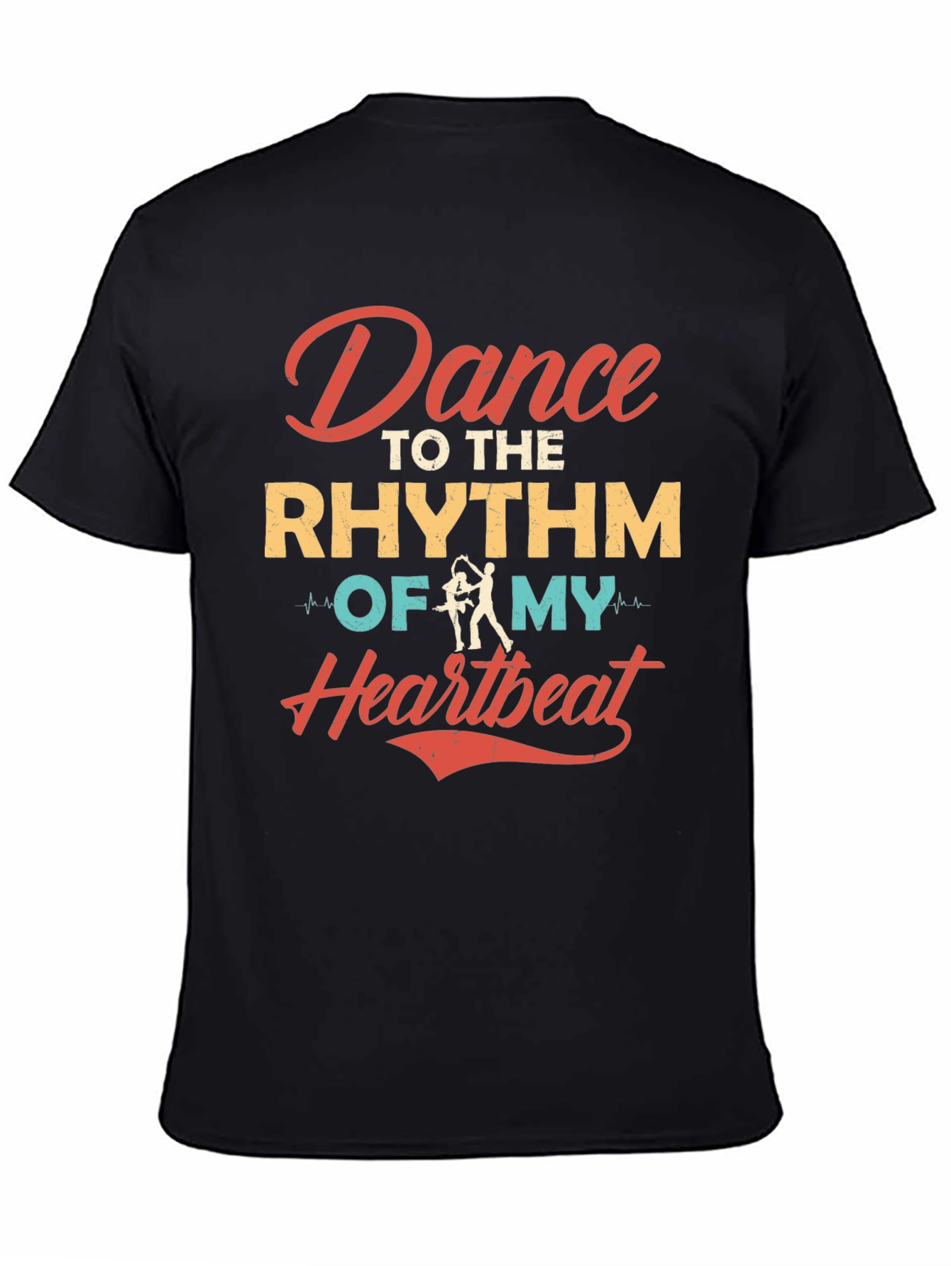 Dance to the Rhythm Heartbeat Graphic Tee