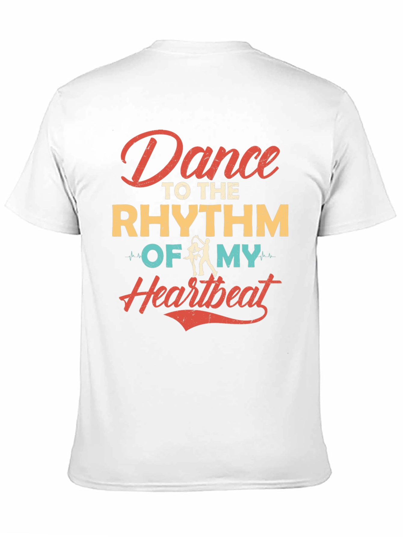 Dance to the Rhythm Heartbeat Graphic Tee