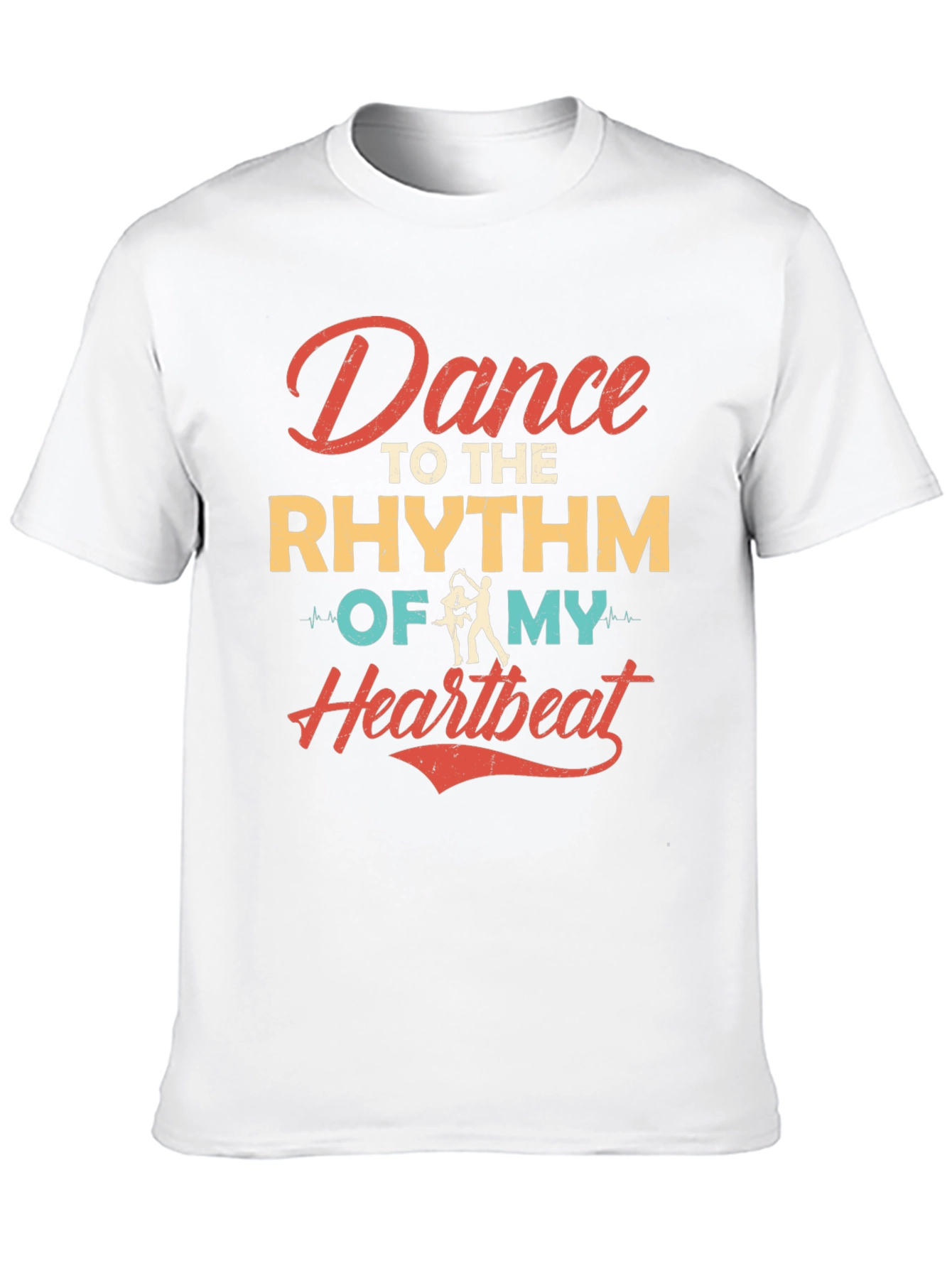 Dance to the Rhythm Heartbeat Graphic Tee
