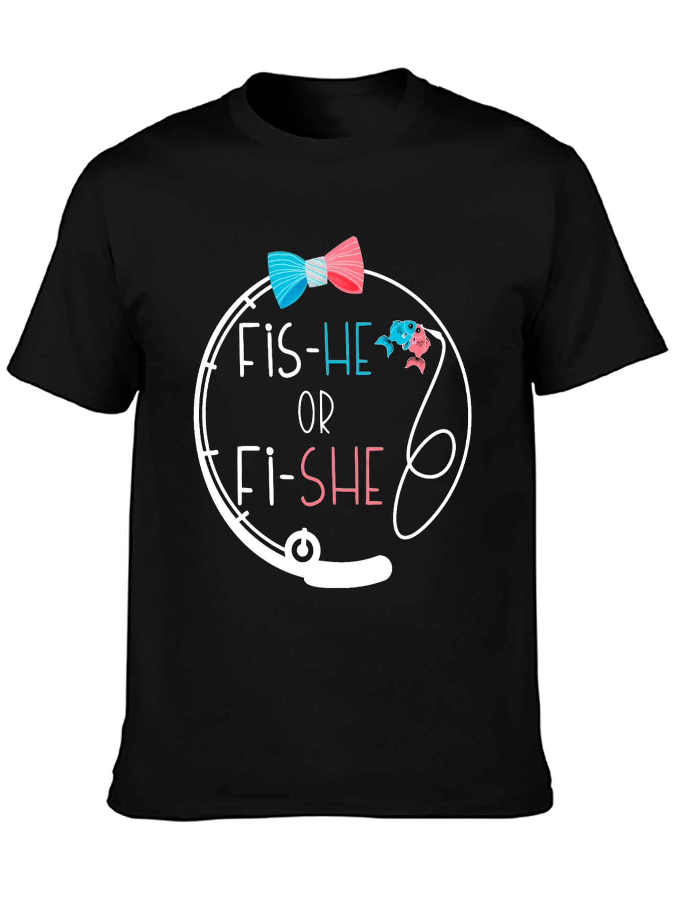 Fishe or Fishe Gender Reveal T-Shirt