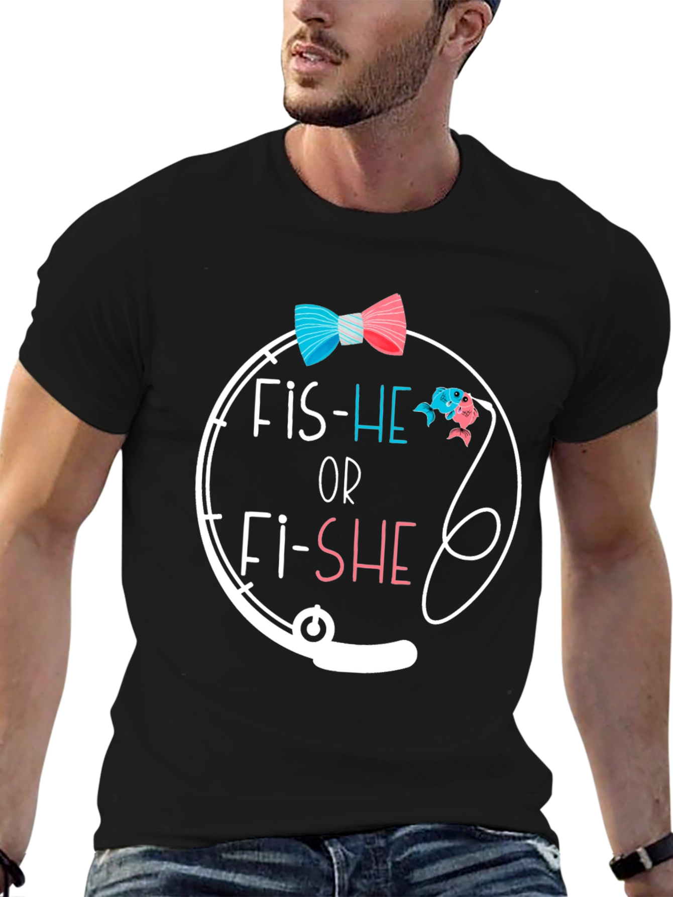 Fishe or Fishe Gender Reveal T-Shirt