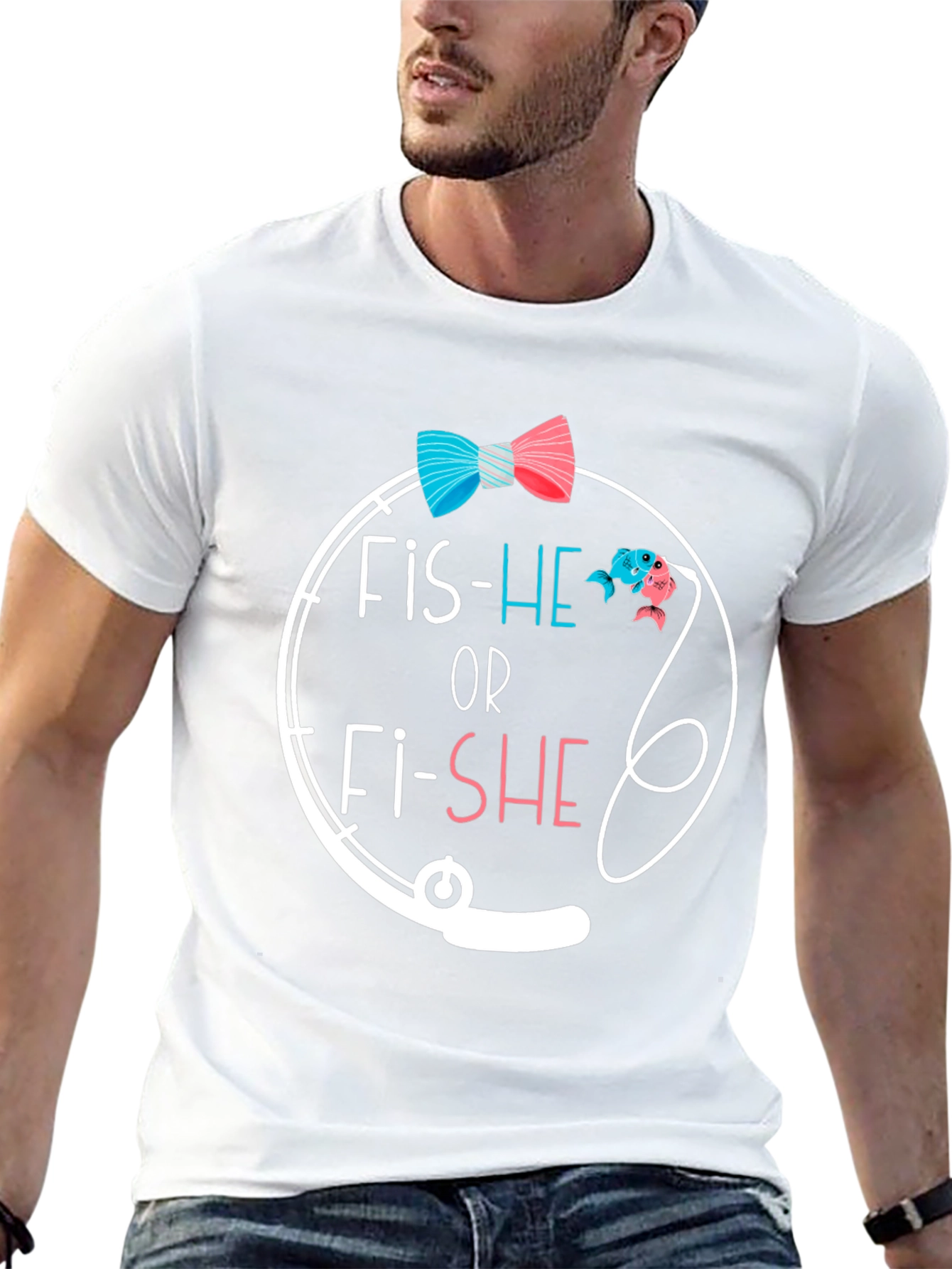Fishe or Fishe Gender Reveal T-Shirt