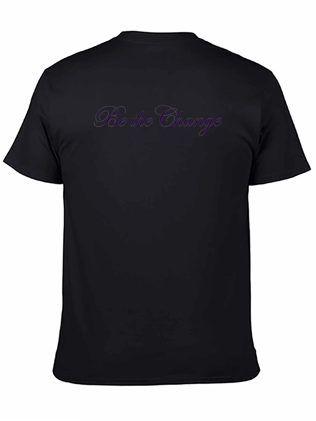 Be the Change Black Crew Neck T-Shirt