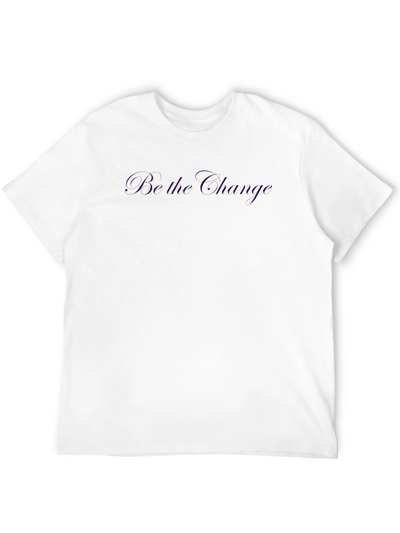 Be the Change Black Crew Neck T-Shirt