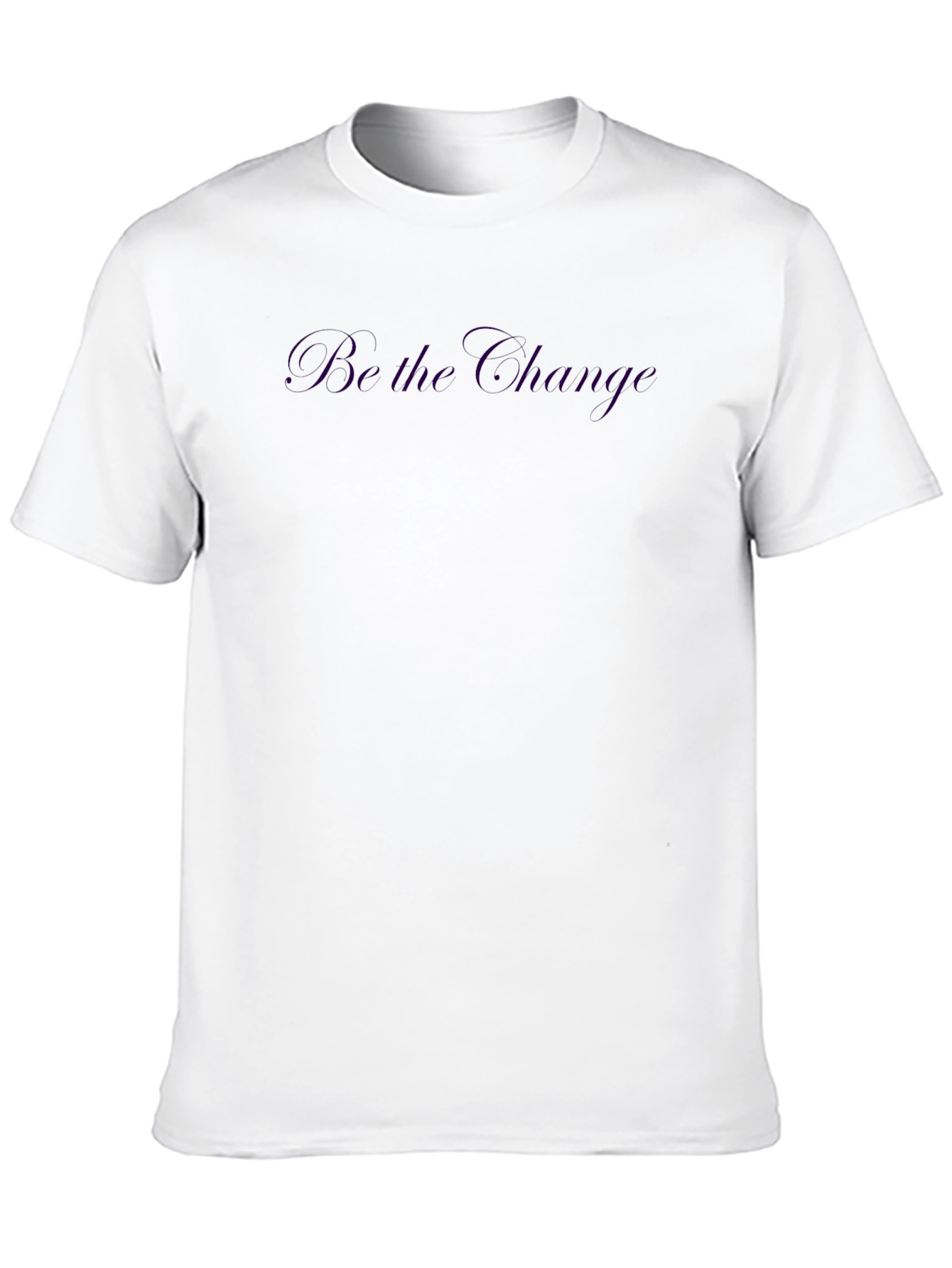 Be the Change Black Crew Neck T-Shirt