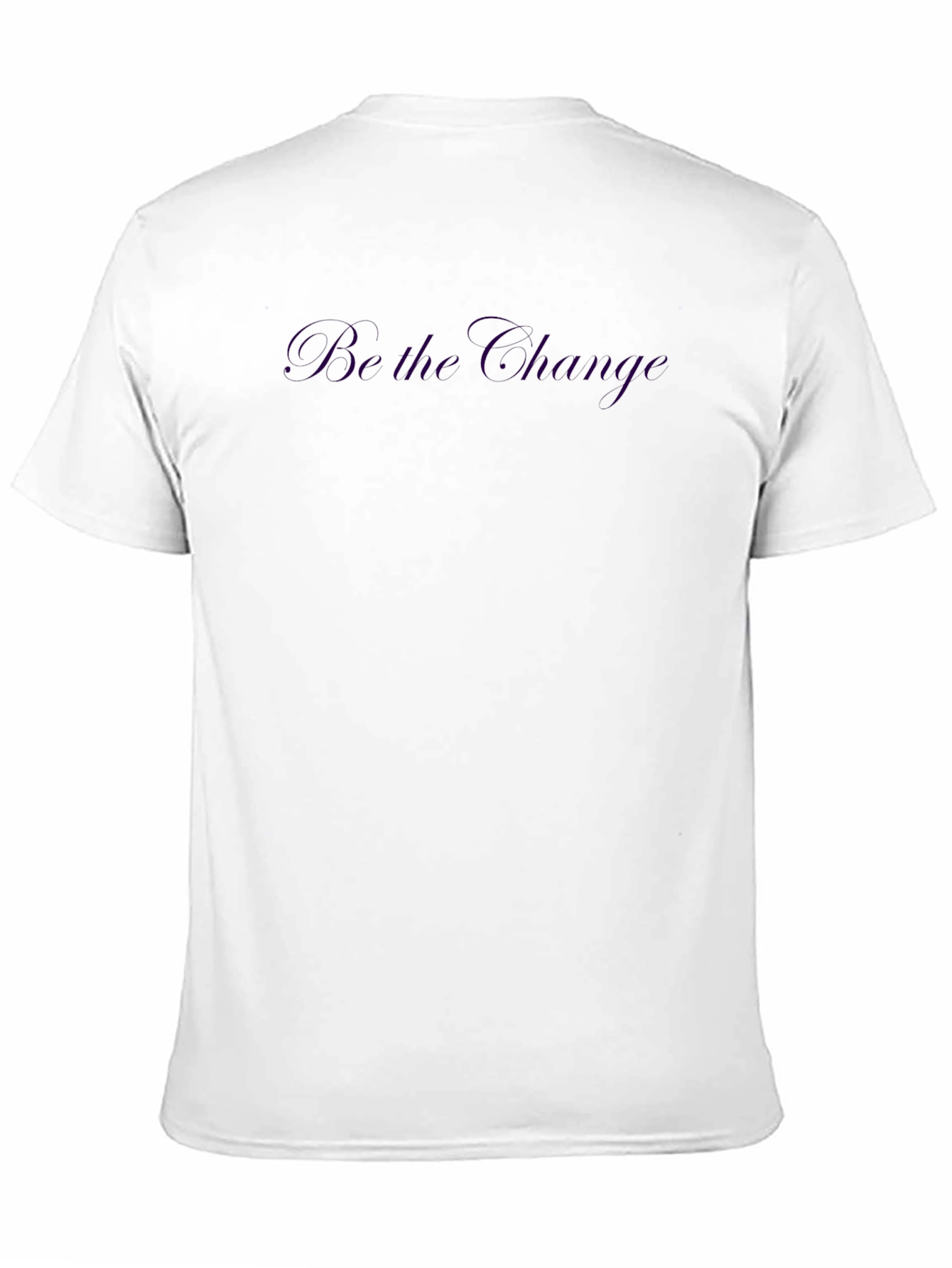 Be the Change Black Crew Neck T-Shirt