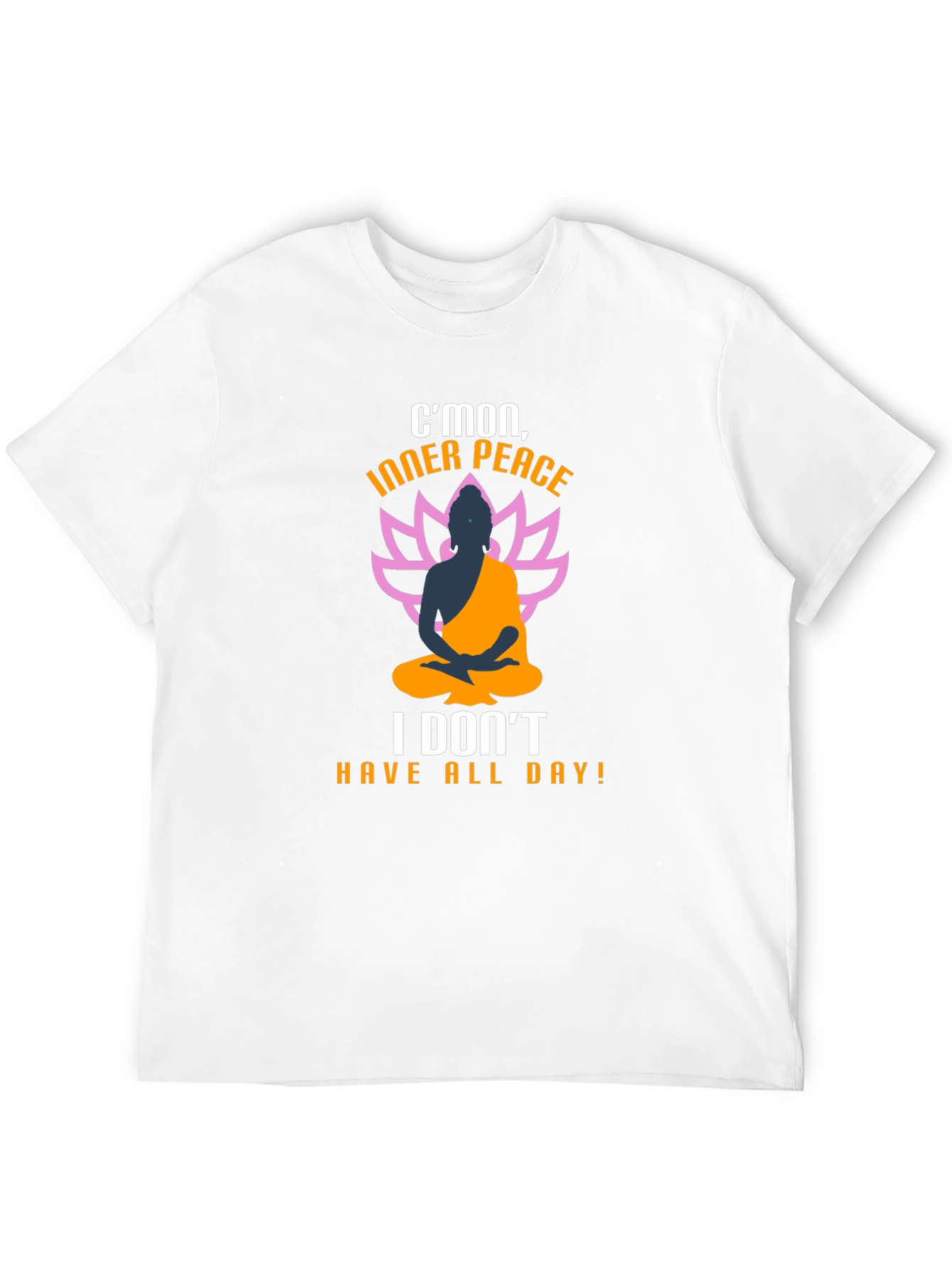 Cmon Inner Peace T-Shirt - Funny Buddha Meditation Tee