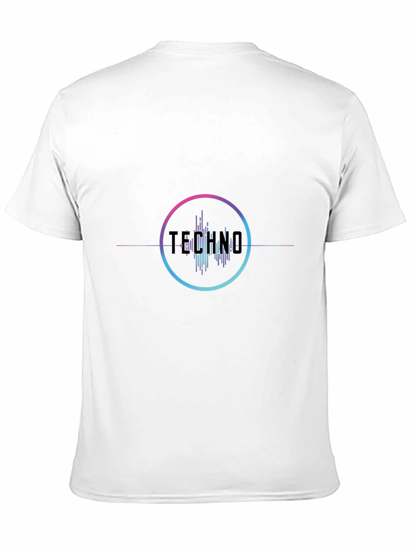 Techno Graphic Black T-Shirt - Stylish Music Apparel