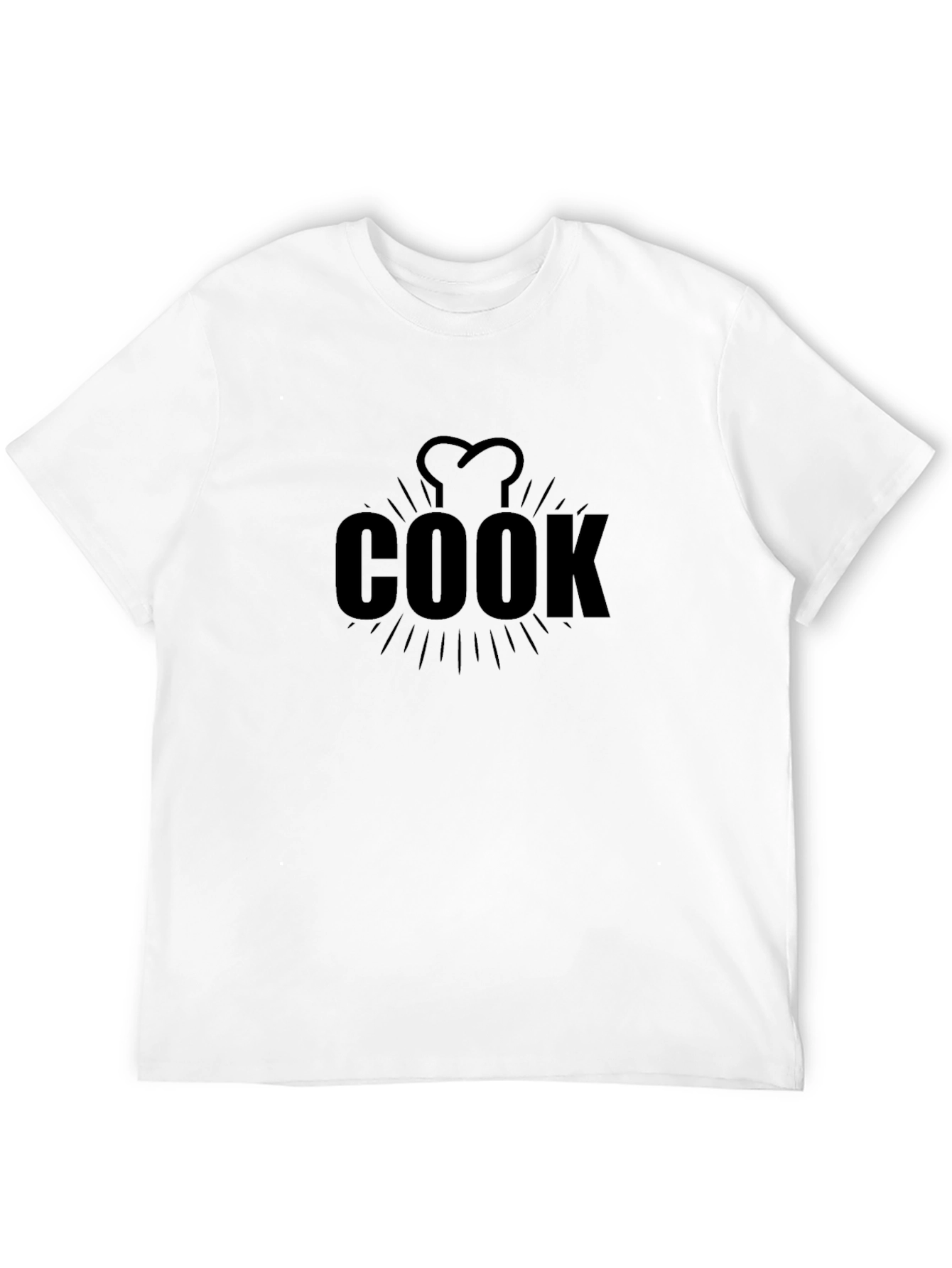Chef Cook T-Shirt - Black Culinary Design