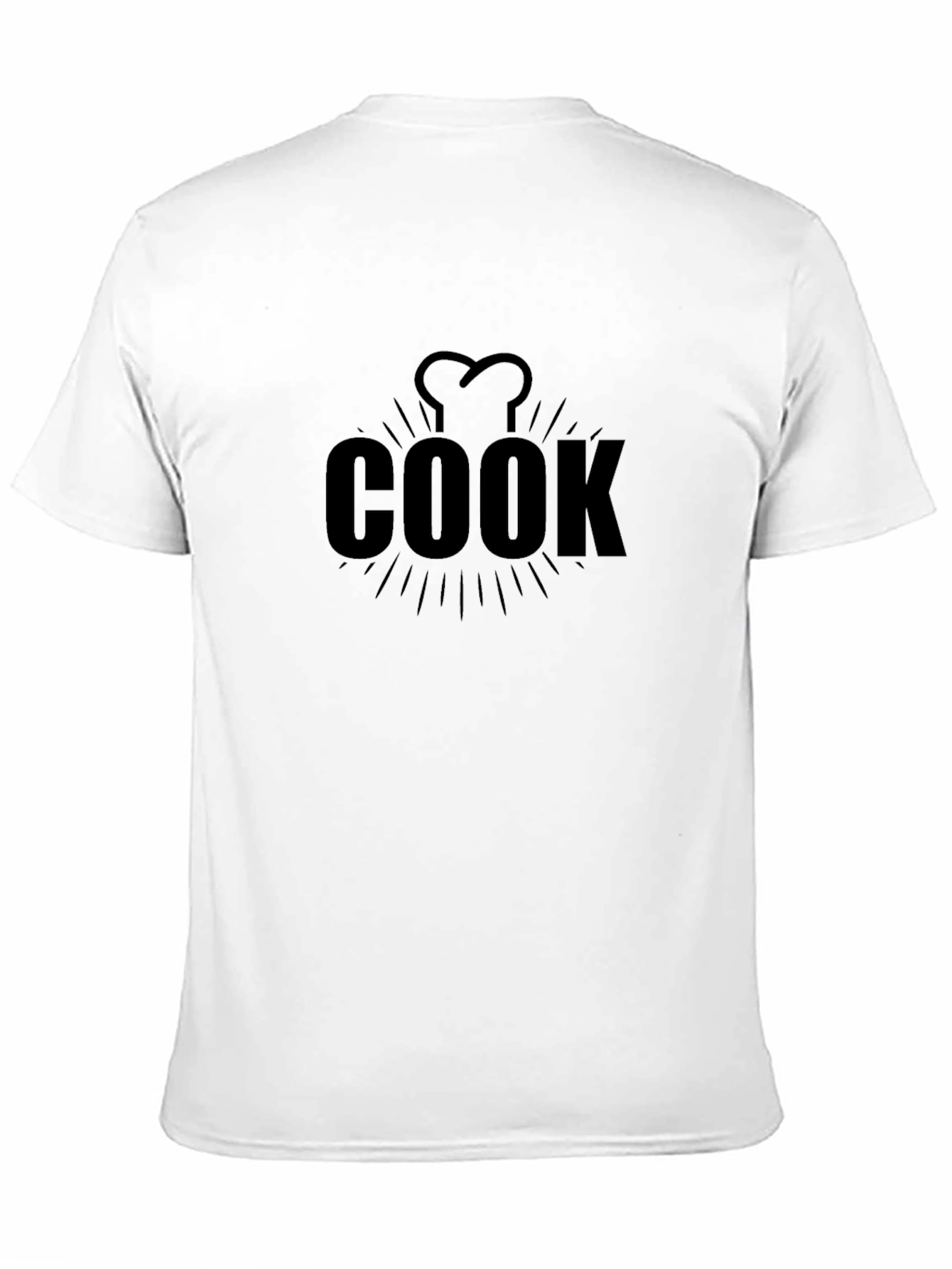 Chef Cook T-Shirt - Black Culinary Design