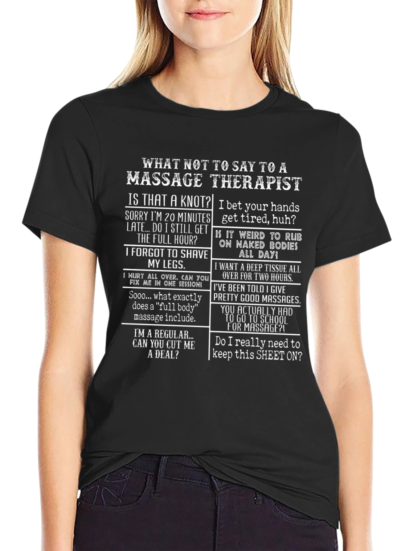 Massage Therapist Humor T-Shirt