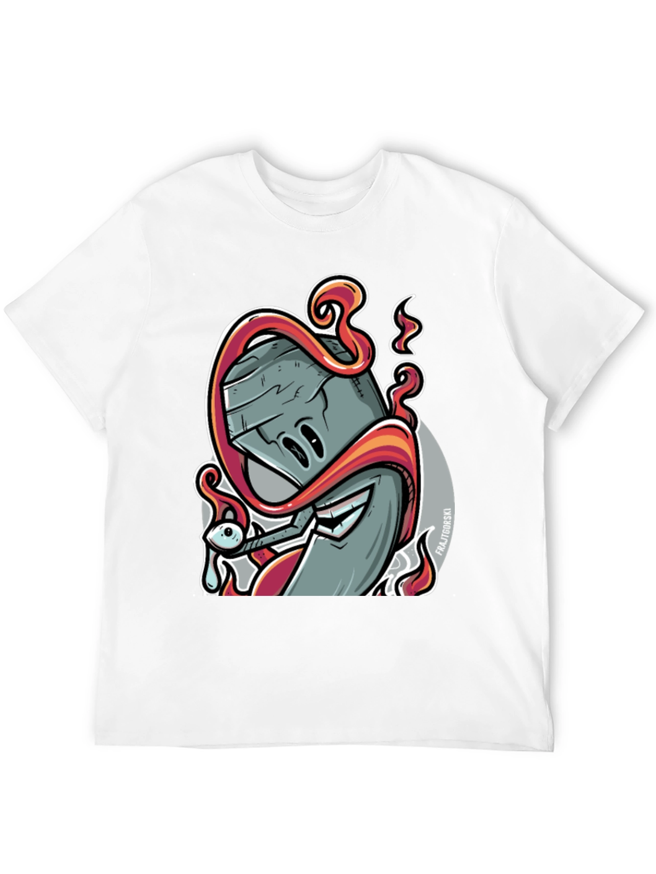 Spray Paint Graphic Tee - Urban Style