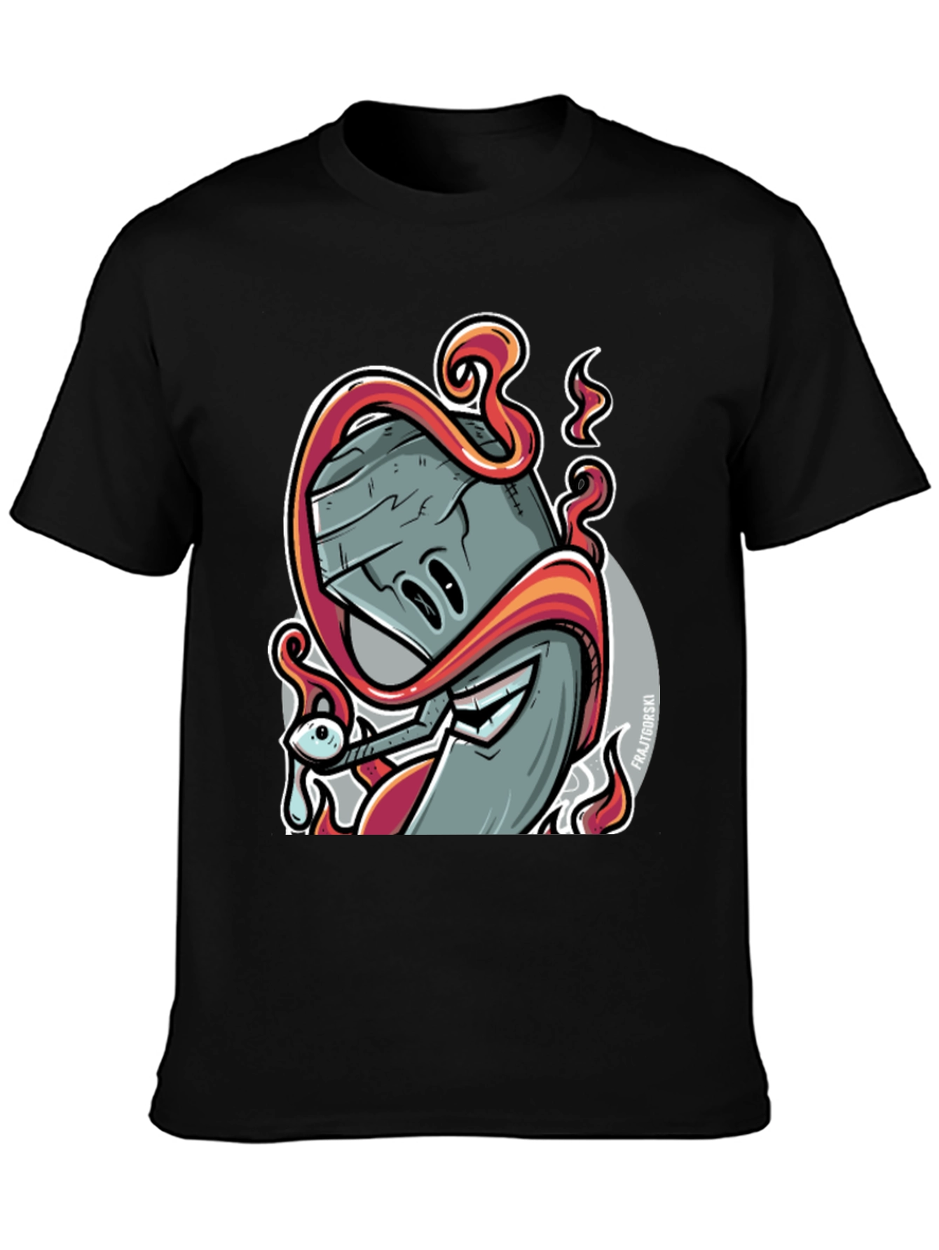 Spray Paint Graphic Tee - Urban Style