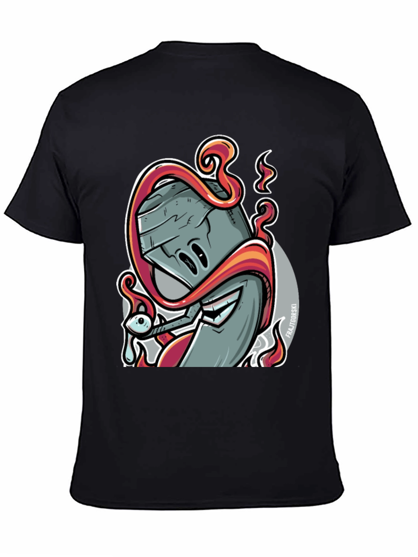 Spray Paint Graphic Tee - Urban Style