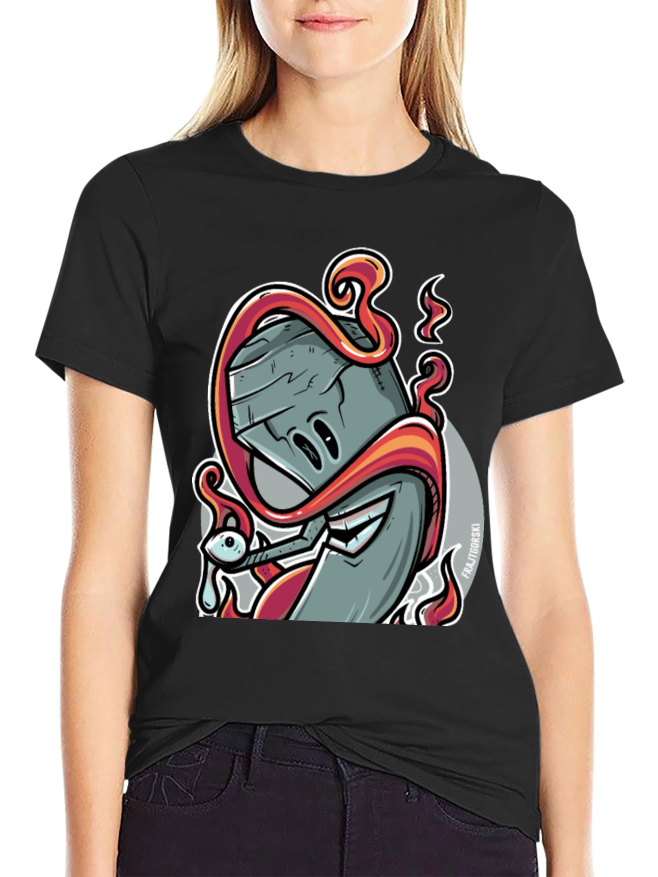 Spray Paint Graphic Tee - Urban Style