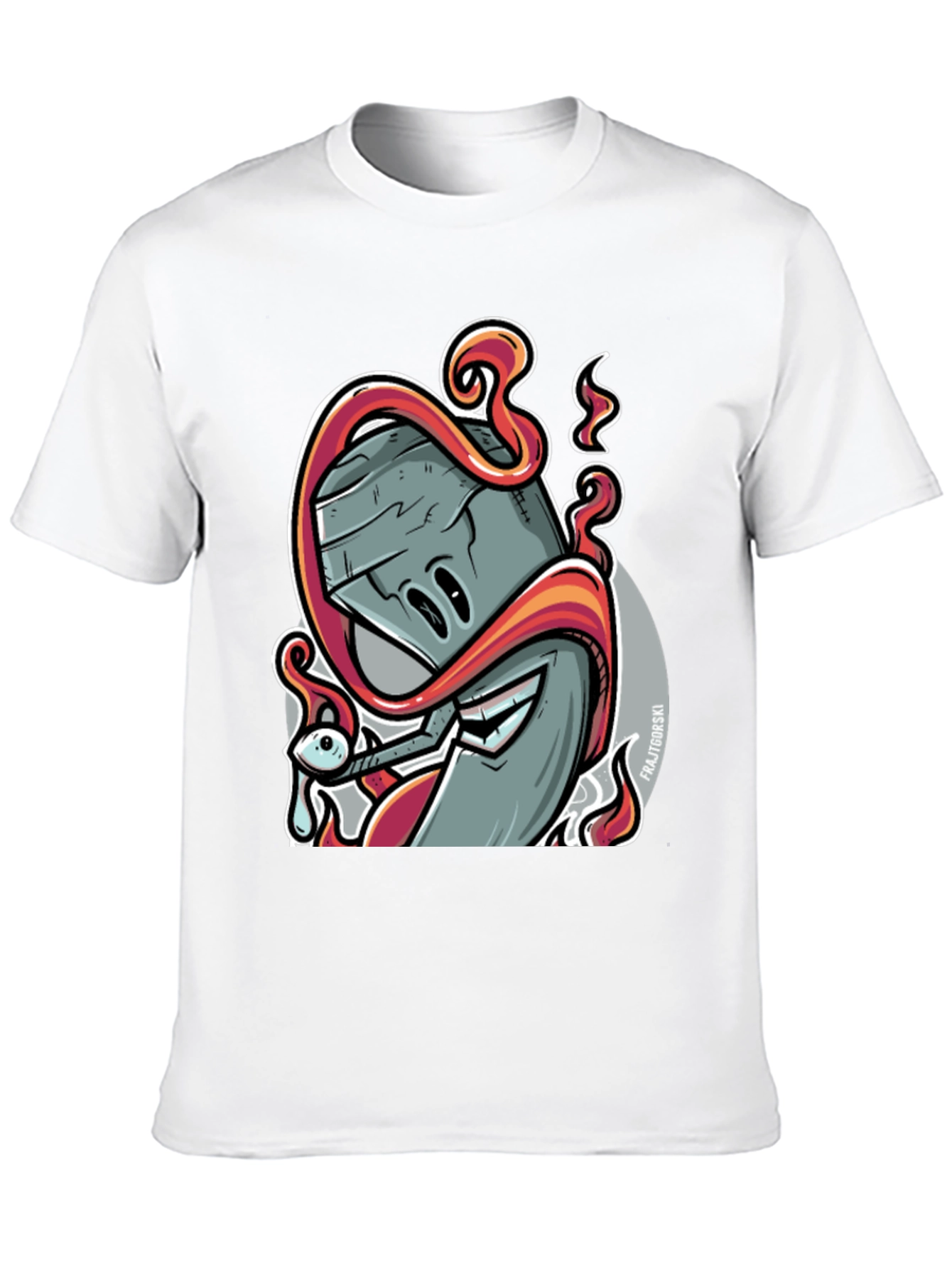 Spray Paint Graphic Tee - Urban Style