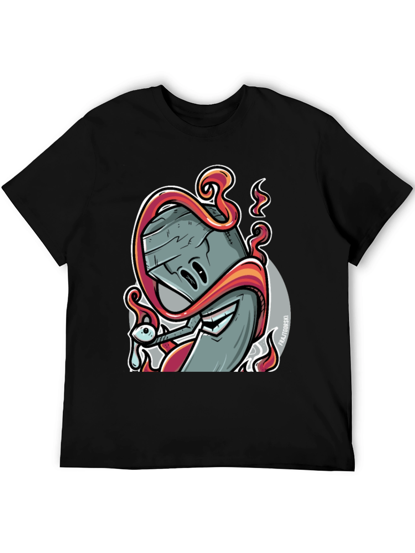 Spray Paint Graphic Tee - Urban Style