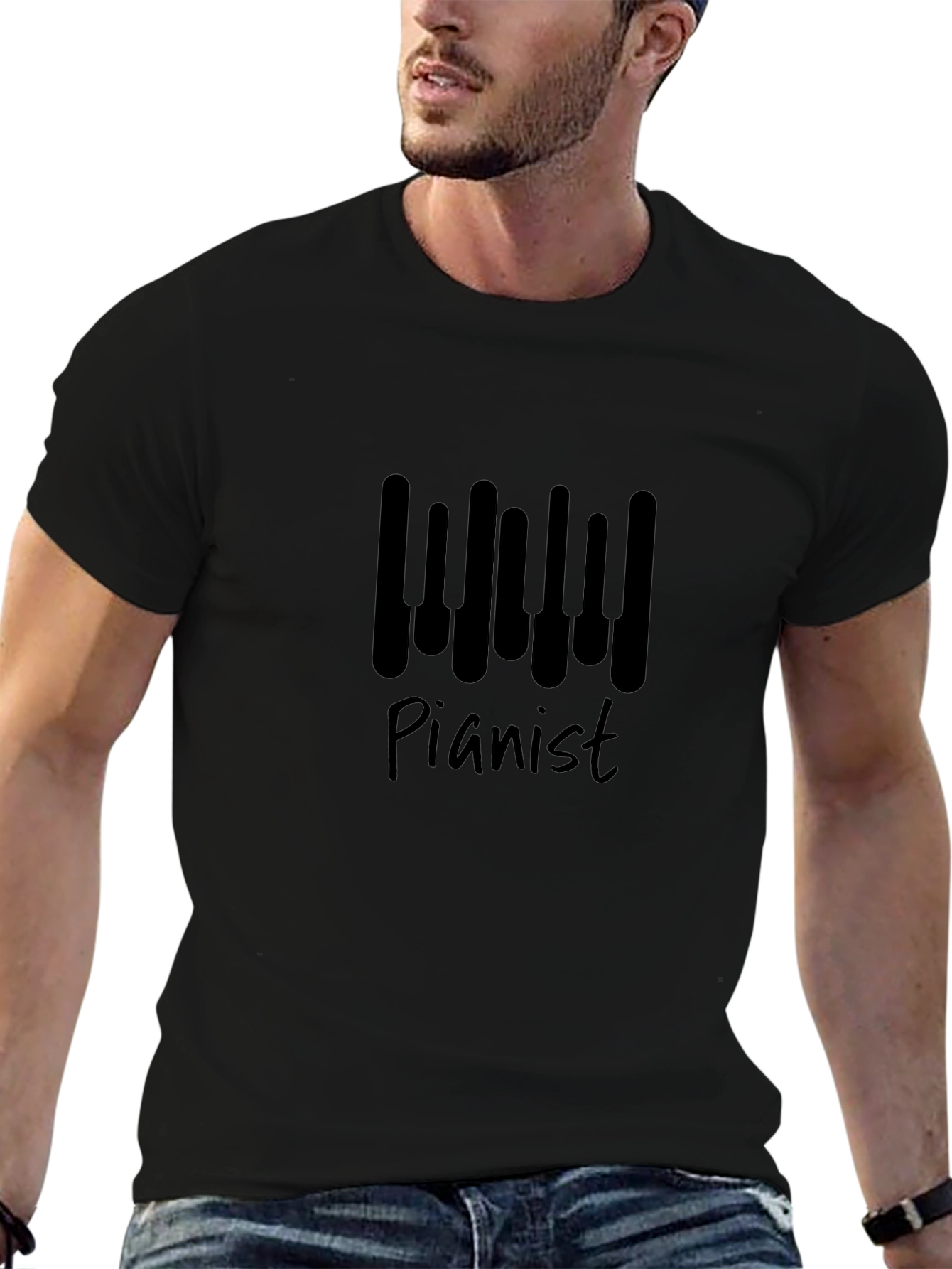 Pianist Keyboard T-Shirt - Music Lover Tee
