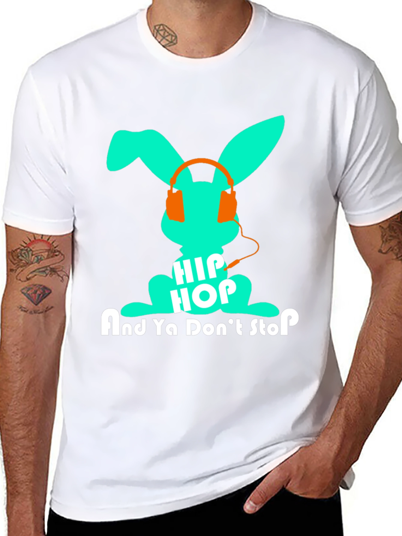 Hip Hop Bunny T-Shirt - And Ya Dont Stop