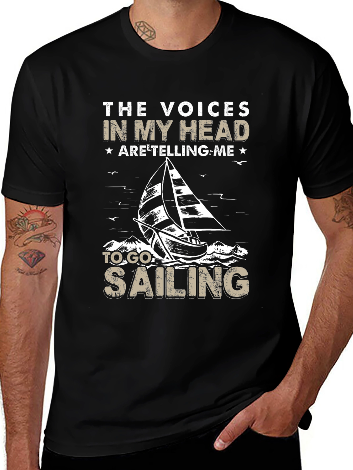 Sailing T-Shirt: The Voices in My Head