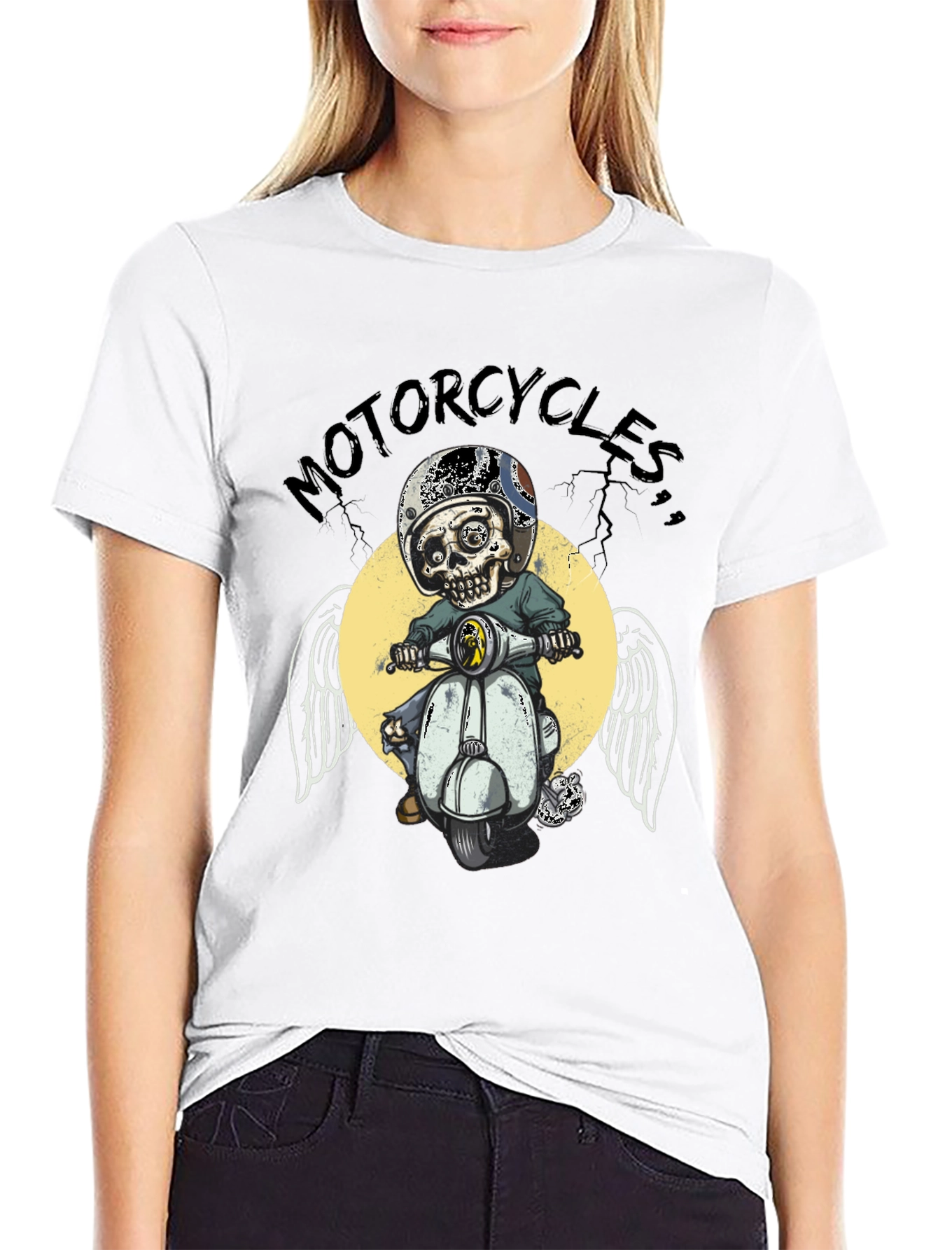 Motorcycle Skull T-Shirt